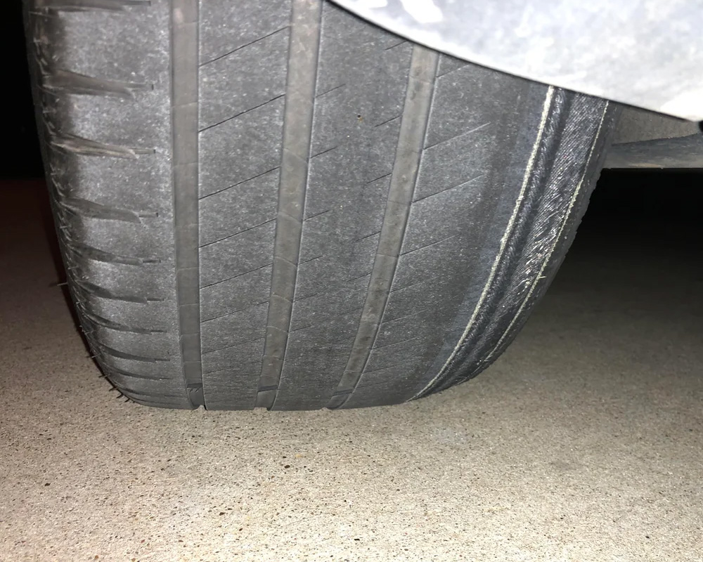 Tesla Model S and Model X rear tire wear